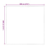 Klar presenning med maljer 8x8 m PVC