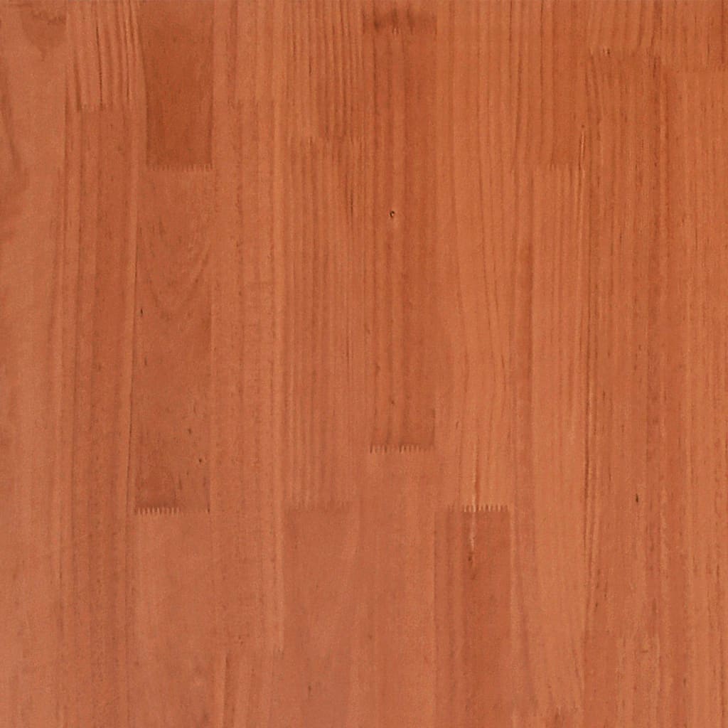 Sengeramme uten madrass voksbrun 140x190 cm heltre furu