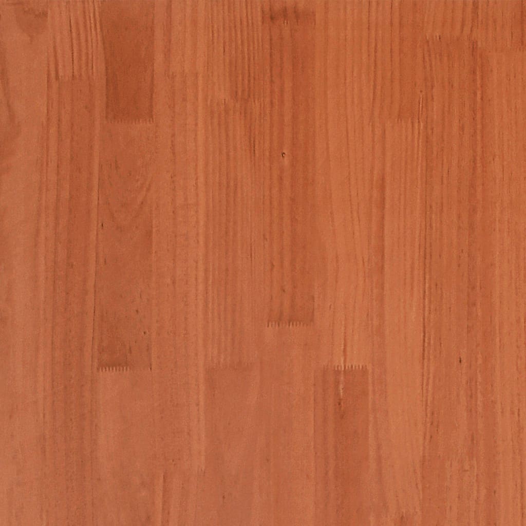 Sengeramme uten madrass brun 135x190 cm heltre furu