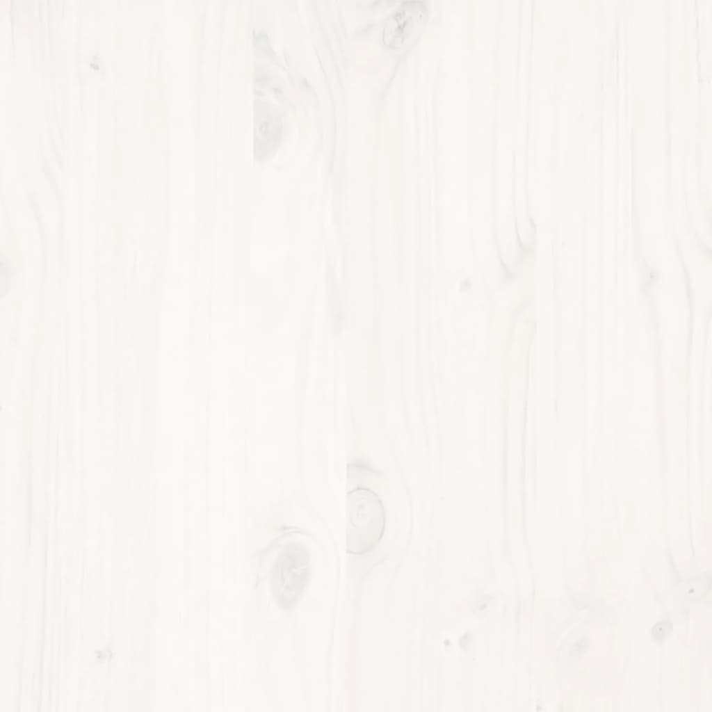 Sengeramme uten madrass hvit 120x190 cm heltre furu