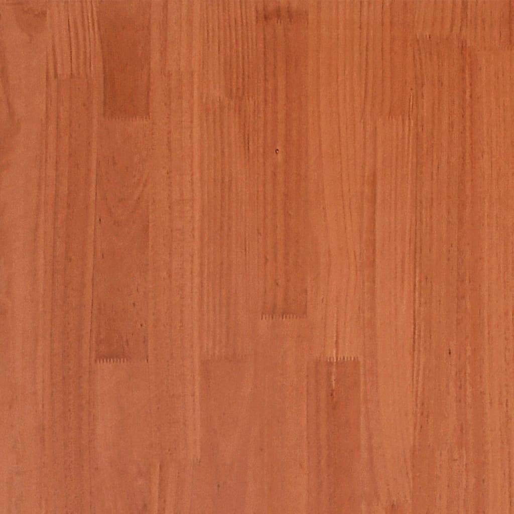 Sengeramme uten madrass voksbrun 120x190 cm heltre furu