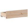Sengeramme uten madrass med hodegavl hvit 135x190cm heltre furu