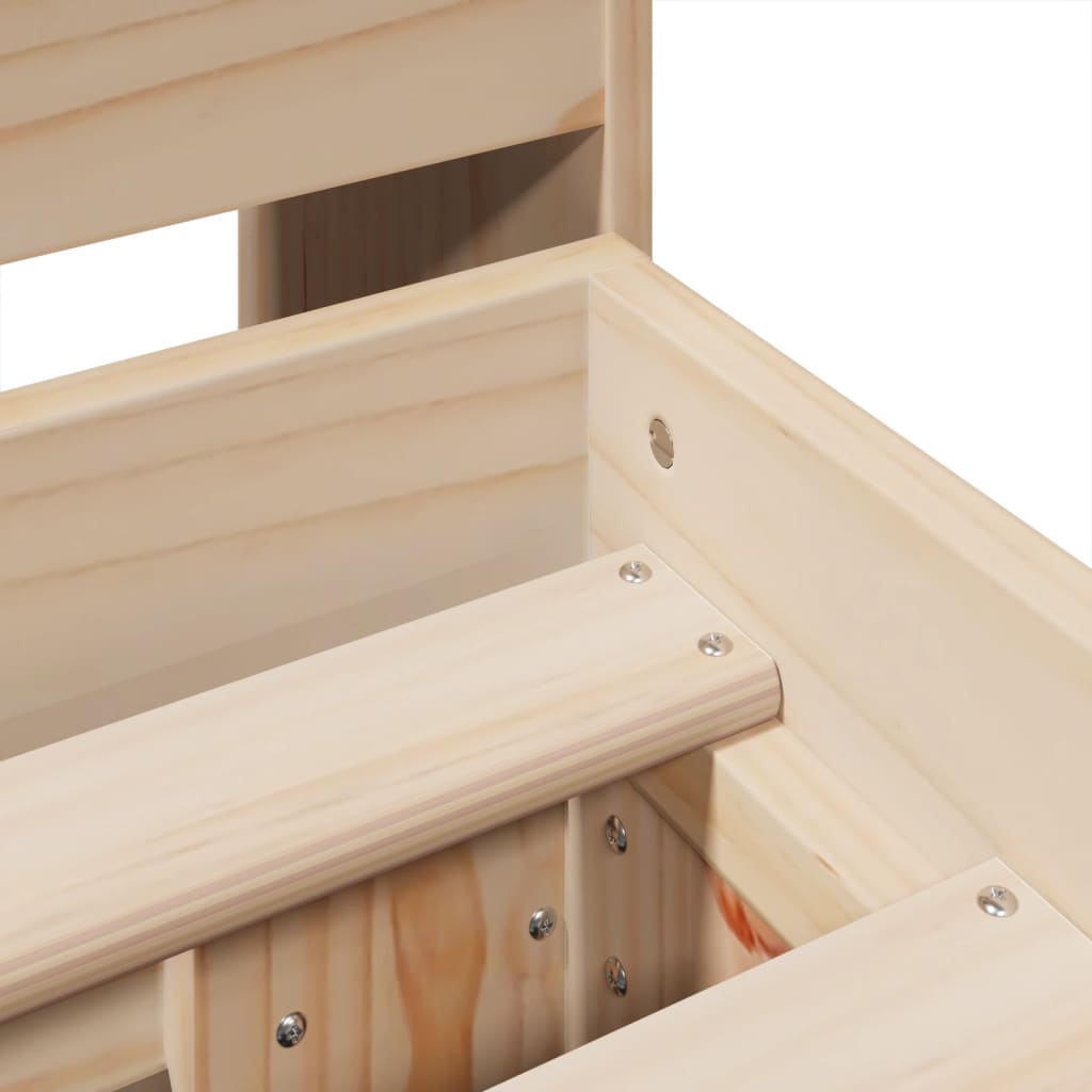 Sengeramme uten madrass 180x200 cm heltre furu