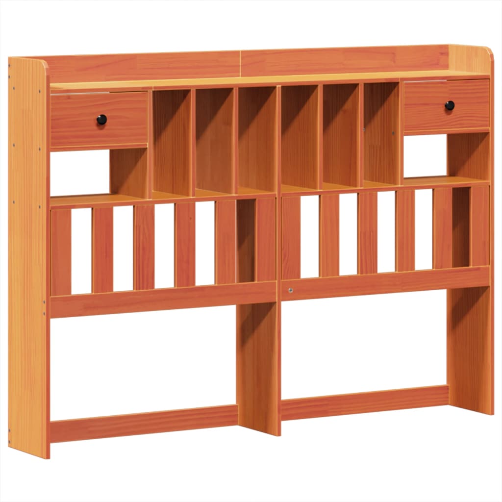 Sengeramme uten madrass brun 150x200 cm heltre furu