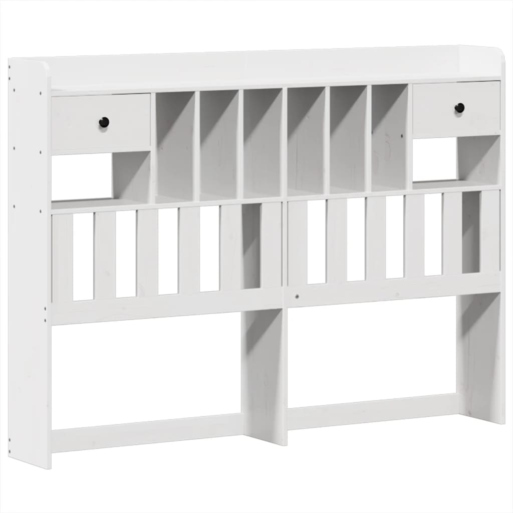 Sengeramme uten madrass hvit 140x190 cm heltre furu
