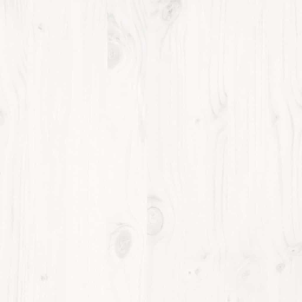 Sengeramme uten madrass hvit 90x200 cm heltre furu