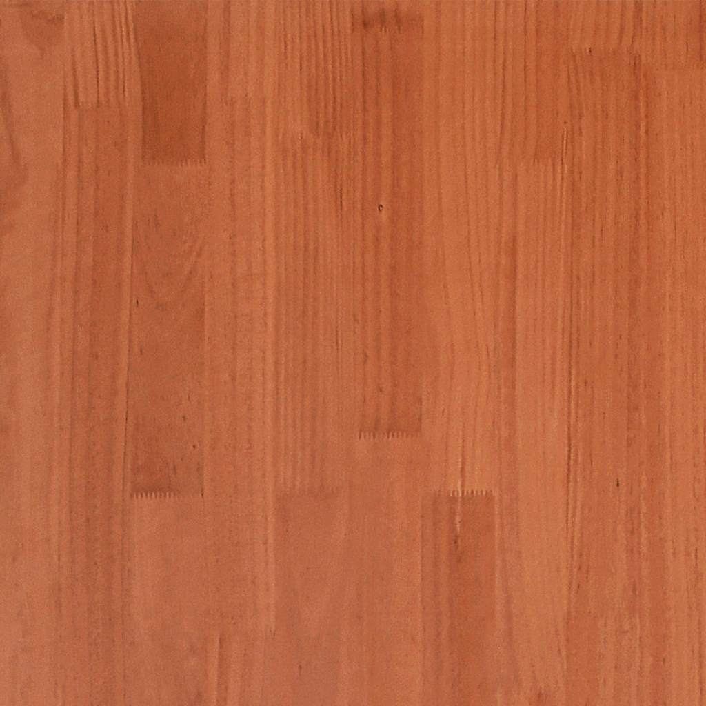 Sengeramme uten madrass voksbrun 90x200 cm heltre furu