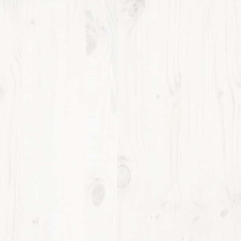 Sengeramme uten madrass hvit 140x190 cm heltre furu