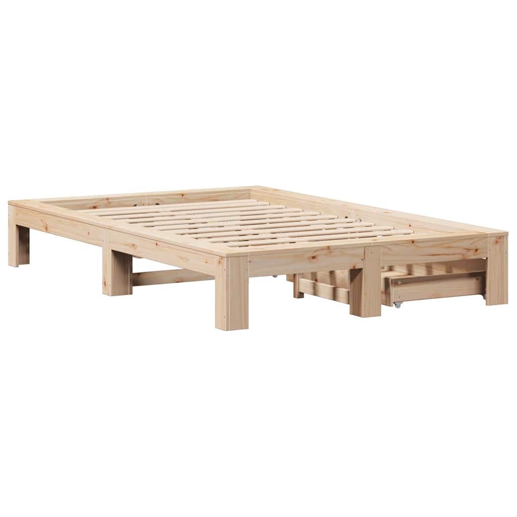 Sengeramme uten madrass 120x190 cm heltre furu