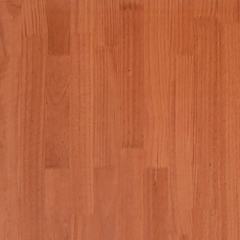 Sengeramme uten madrass voksbrun 120x190 cm heltre furu