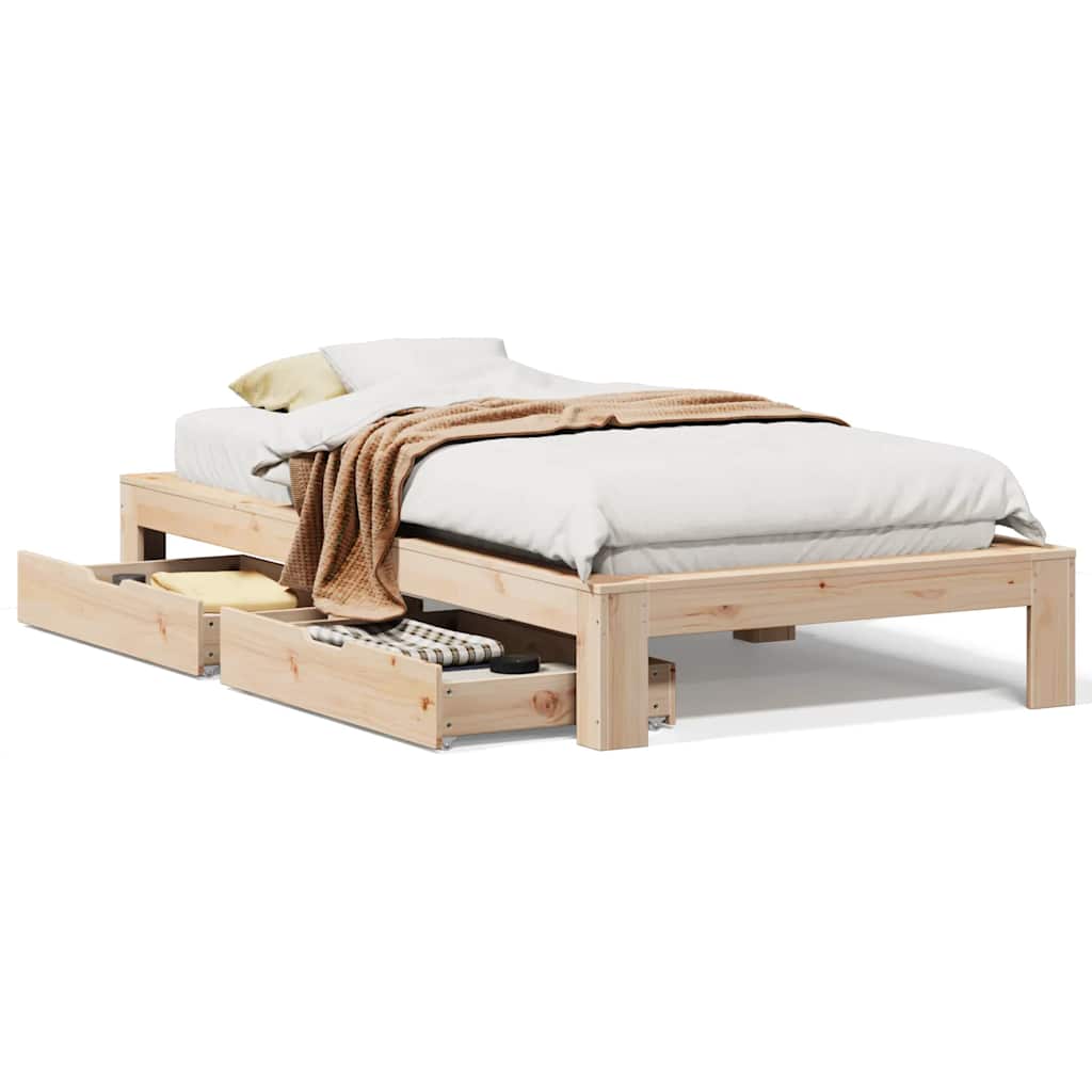 Sengeramme uten madrass 90x190 cm heltre furu