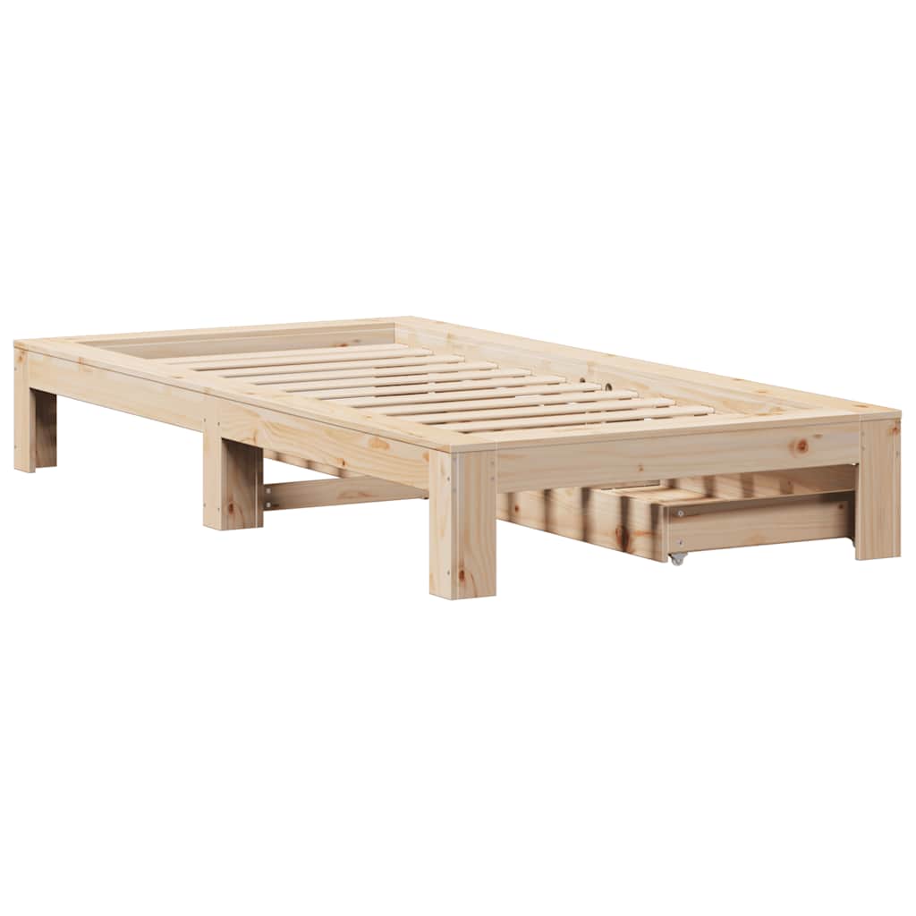Sengeramme uten madrass 90x190 cm heltre furu