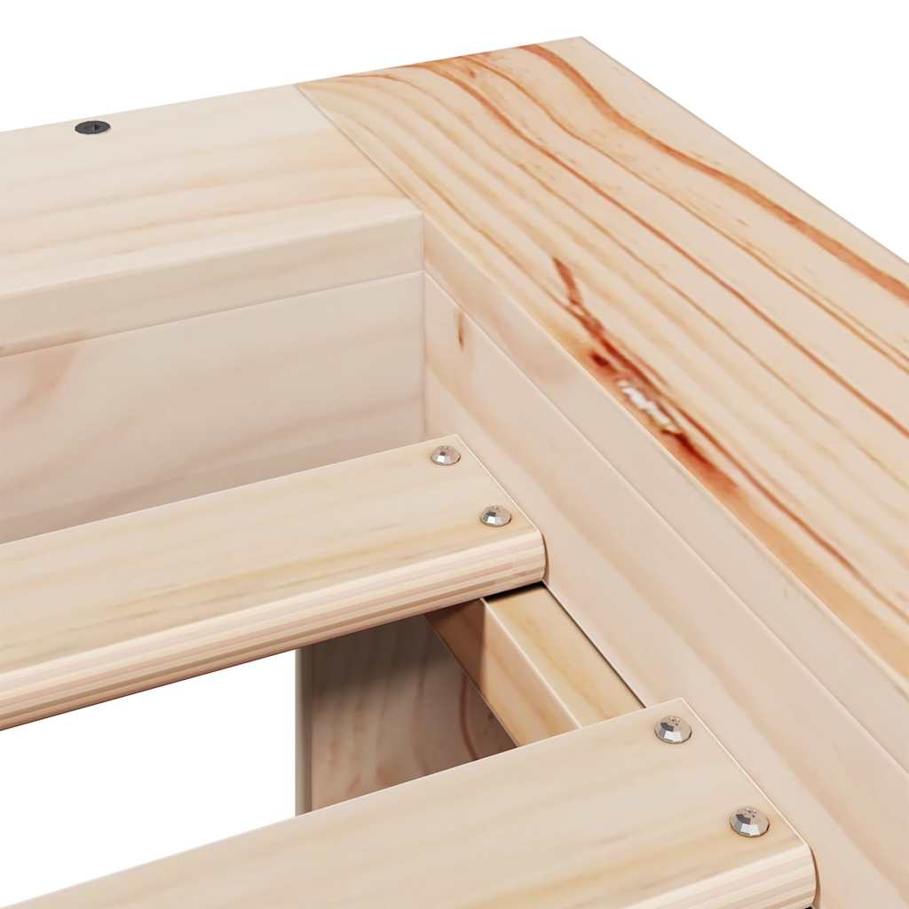 Sengeramme uten madrass 75x190 cm heltre furu