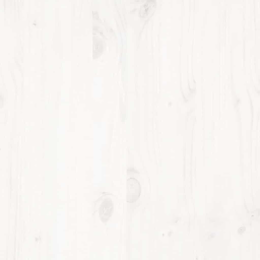 Sengeramme uten madrass hvit 120x190 cm heltre furu