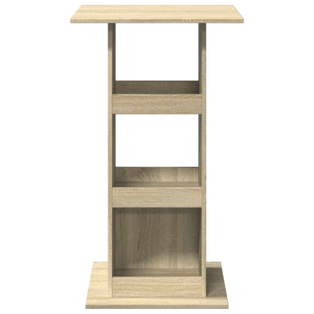 Barbord med oppbevaring sonoma eik 60x60x102 cm konstruert tre