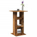 Barbord med oppbevaring gammelt tre 60x60x102 cm konstruert tre