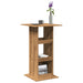 Barbord med oppbevaring artisan eik 60x60x102 cm konstruert tre