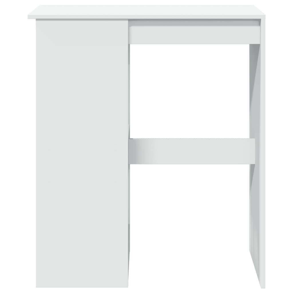 Barbord med stativer hvit 90x47,5x103,5 cm konstruert tre