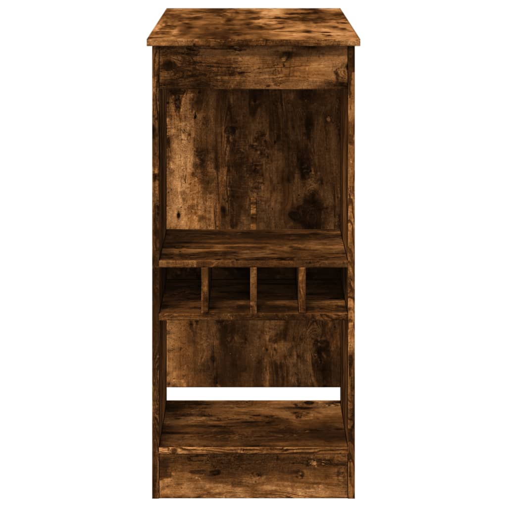 Barbord med stativer røkt eik 90x47,5x103,5 cm konstruert tre