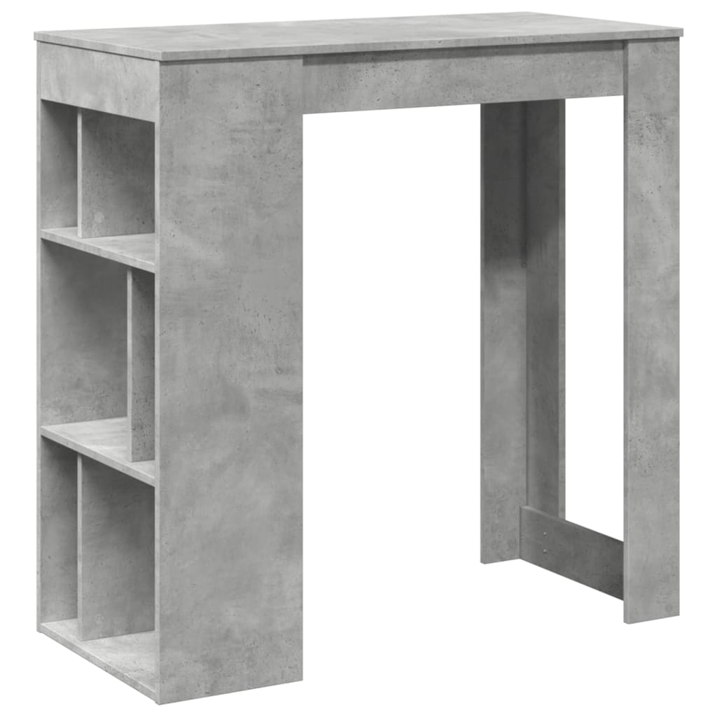 Barbord med stativer betonggrå 102x50x103,5 cm konstruert tre vidaXL