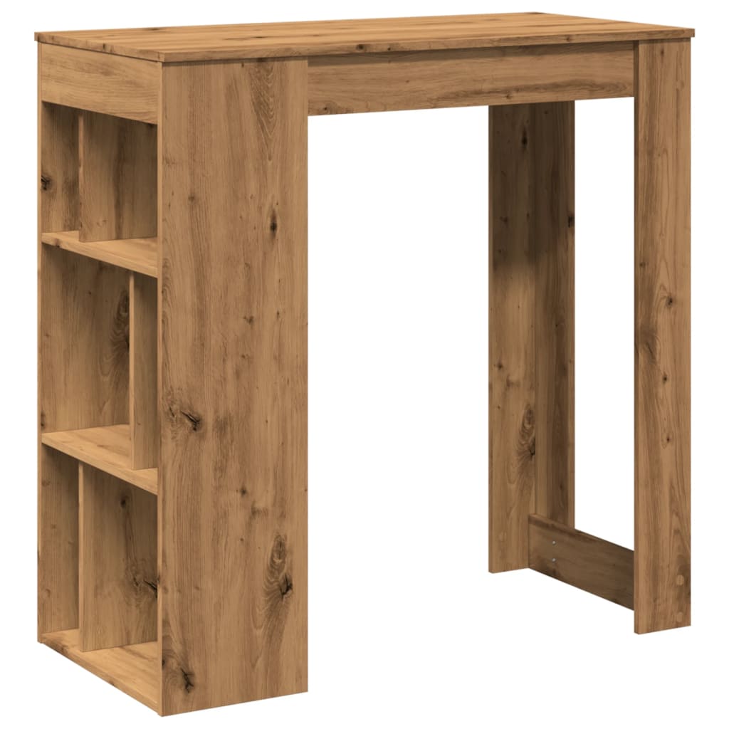 Barbord med stativer artisan eik 102x50x103,5 cm konstruert tre