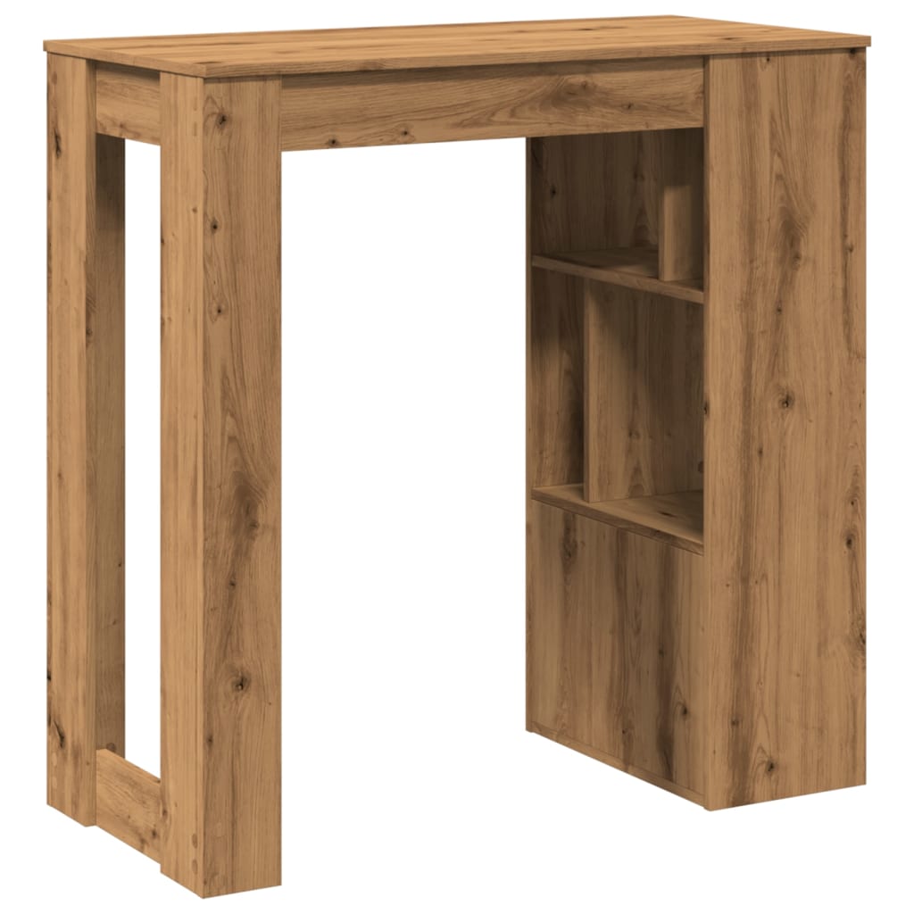 Barbord med stativer artisan eik 102x50x103,5 cm konstruert tre