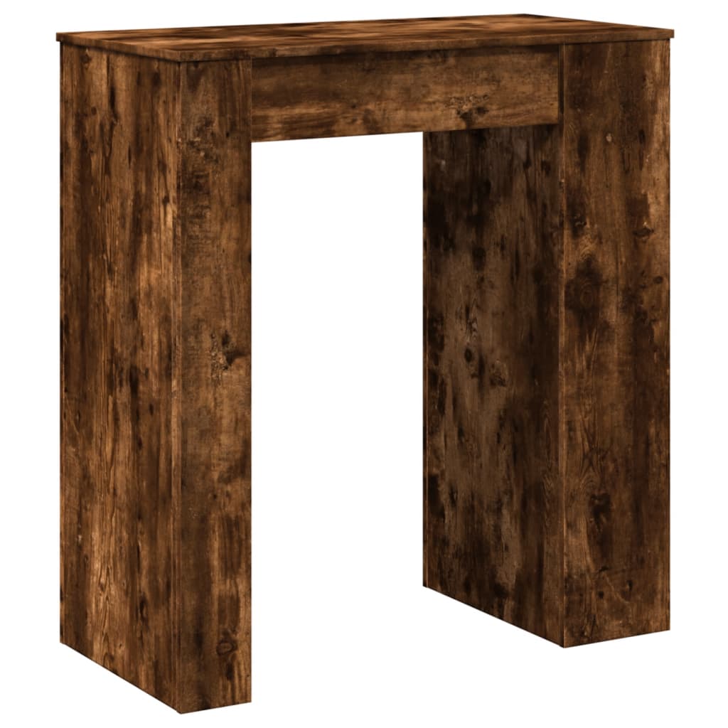 Barbord med stativer røkt eik 95x47x103,5 cm konstruert tre