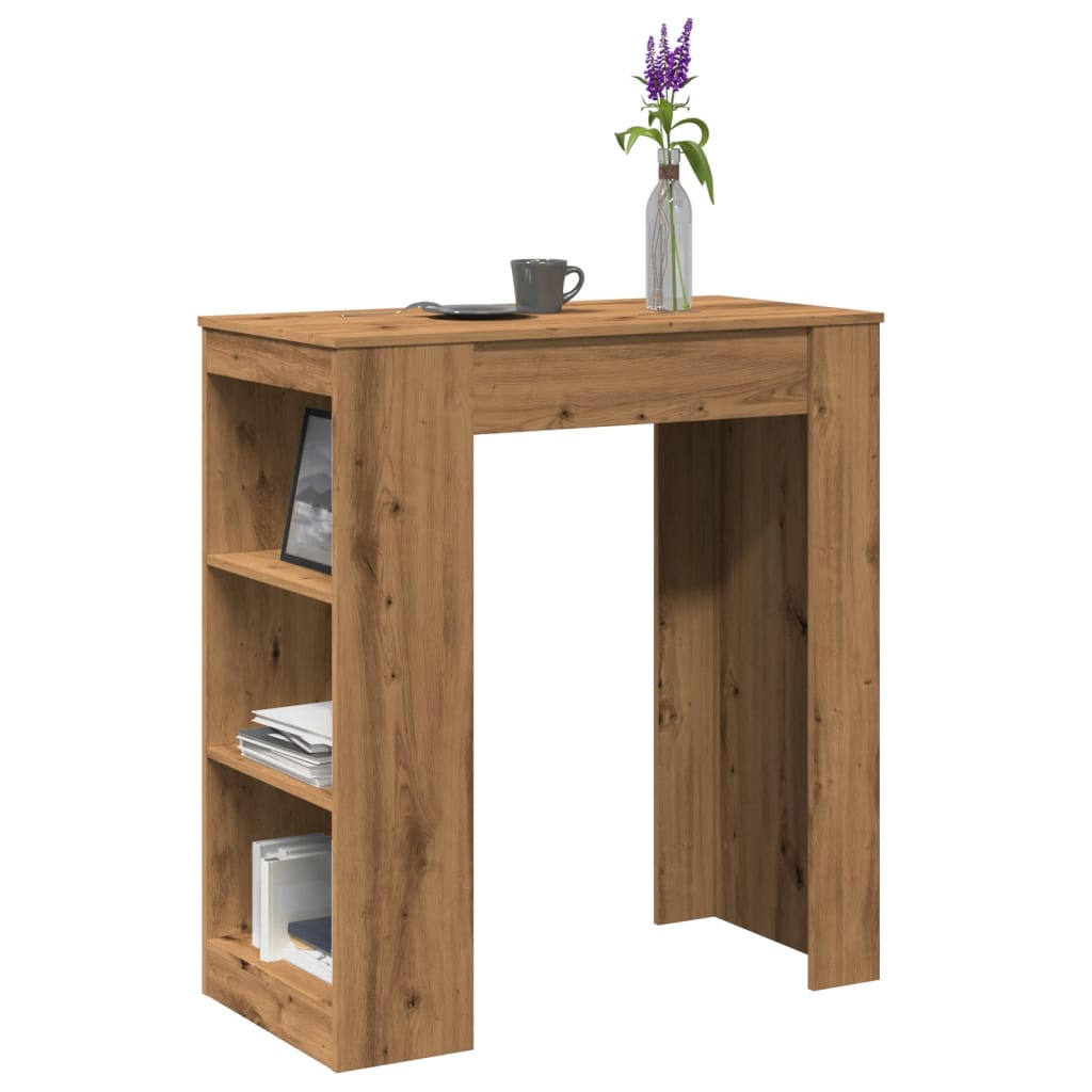 Barbord med stativer artisan eik 95x47x103,5 cm konstruert tre