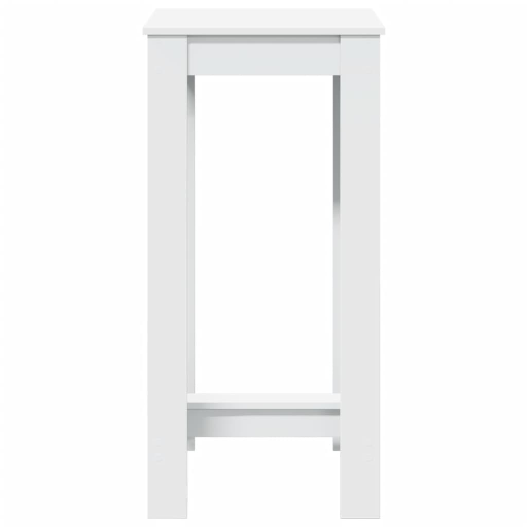 Barbord hvit 51x50x103,5 cm konstruert tre