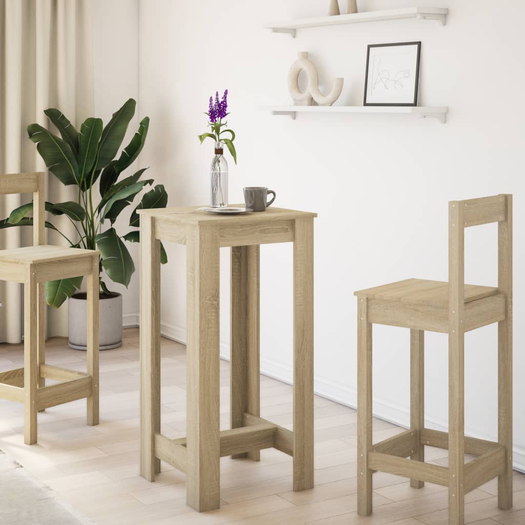 Barbord sonoma eik 51x50x103,5 cm konstruert tre