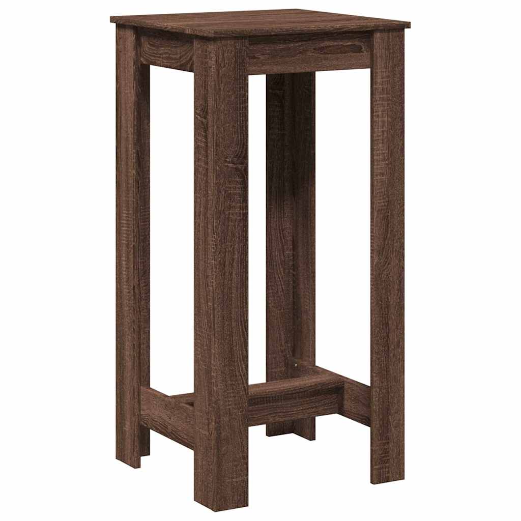 Barbord brun eik 51x50x103,5 cm konstruert tre