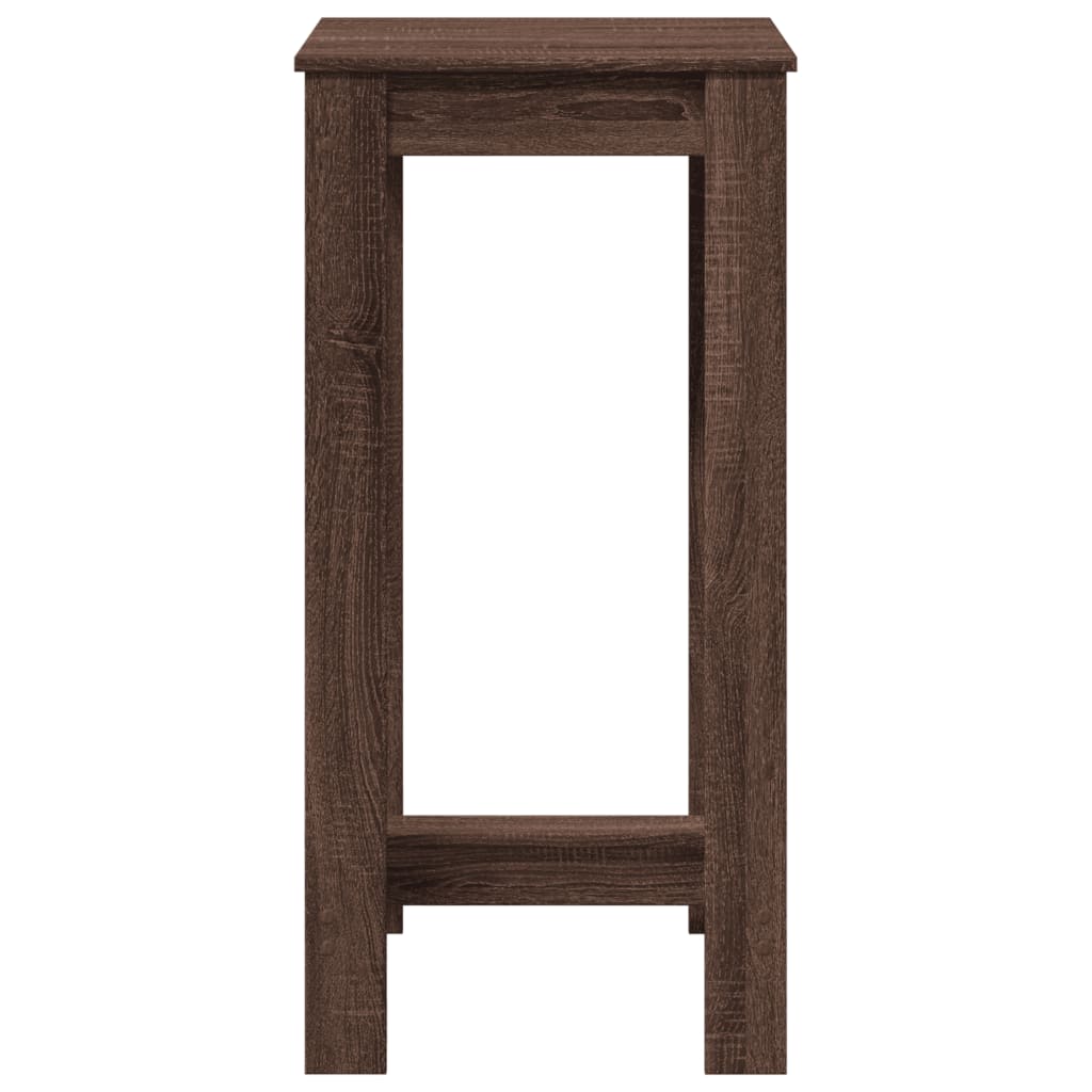 Barbord brun eik 51x50x103,5 cm konstruert tre