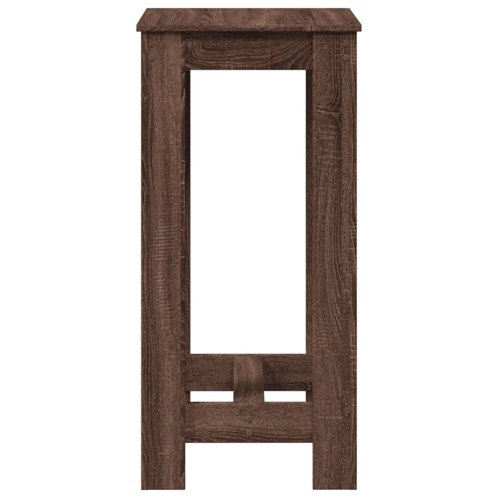 Barbord brun eik 51x50x103,5 cm konstruert tre