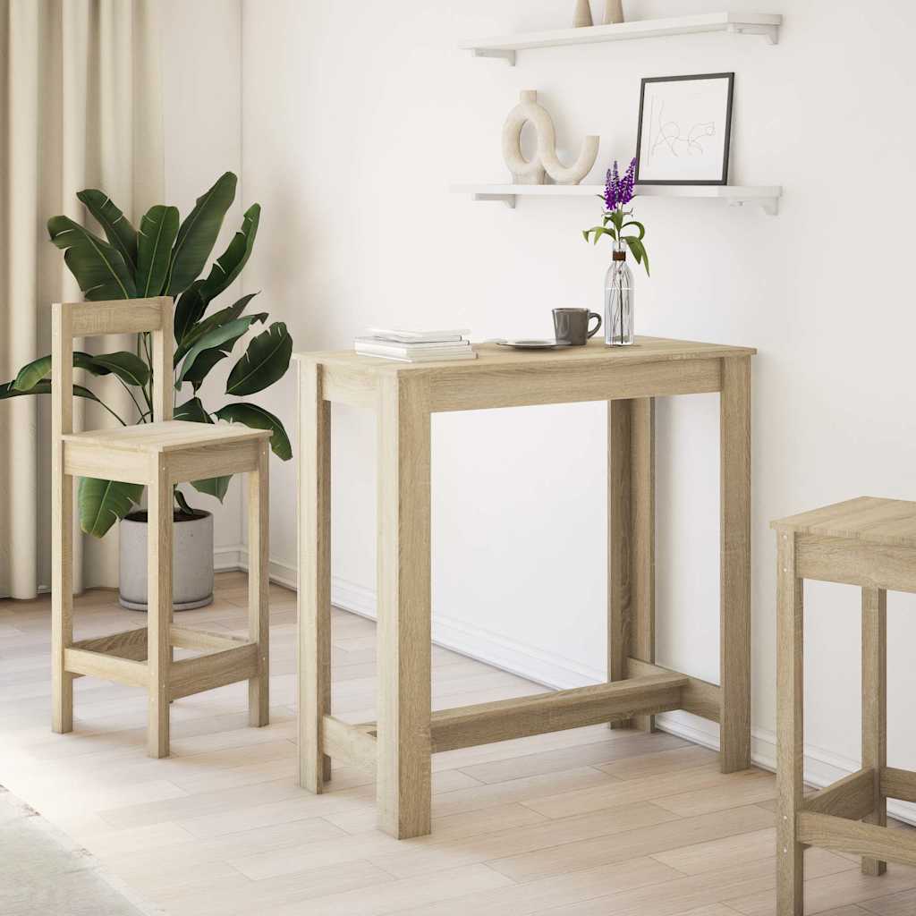 Barbord sonoma eik 102x50x103,5 cm konstruert tre
