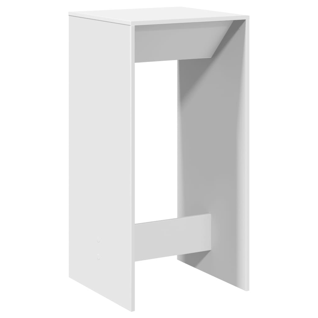 Barbord hvit 51x50x103,5 cm konstruert tre