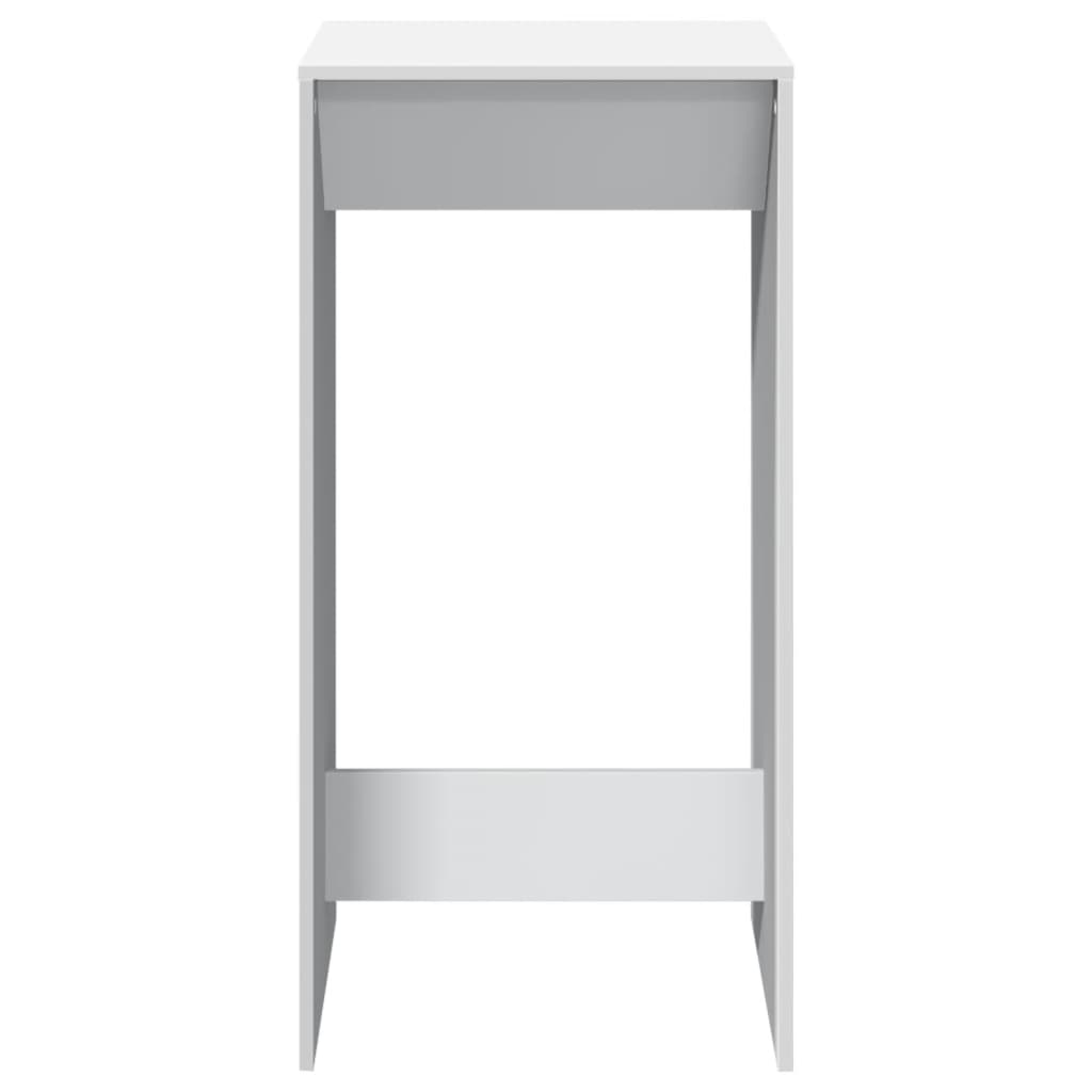 Barbord hvit 51x50x103,5 cm konstruert tre