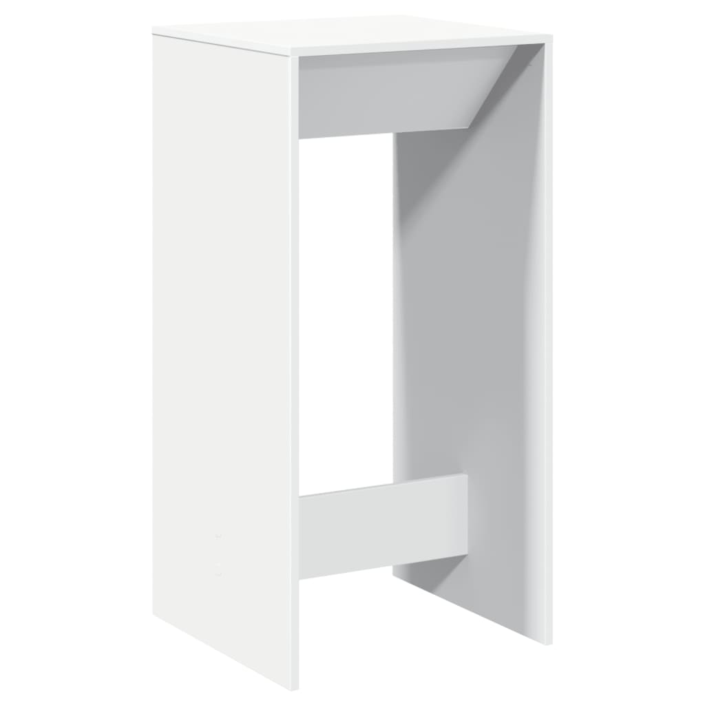 Barbord hvit 51x50x103,5 cm konstruert tre