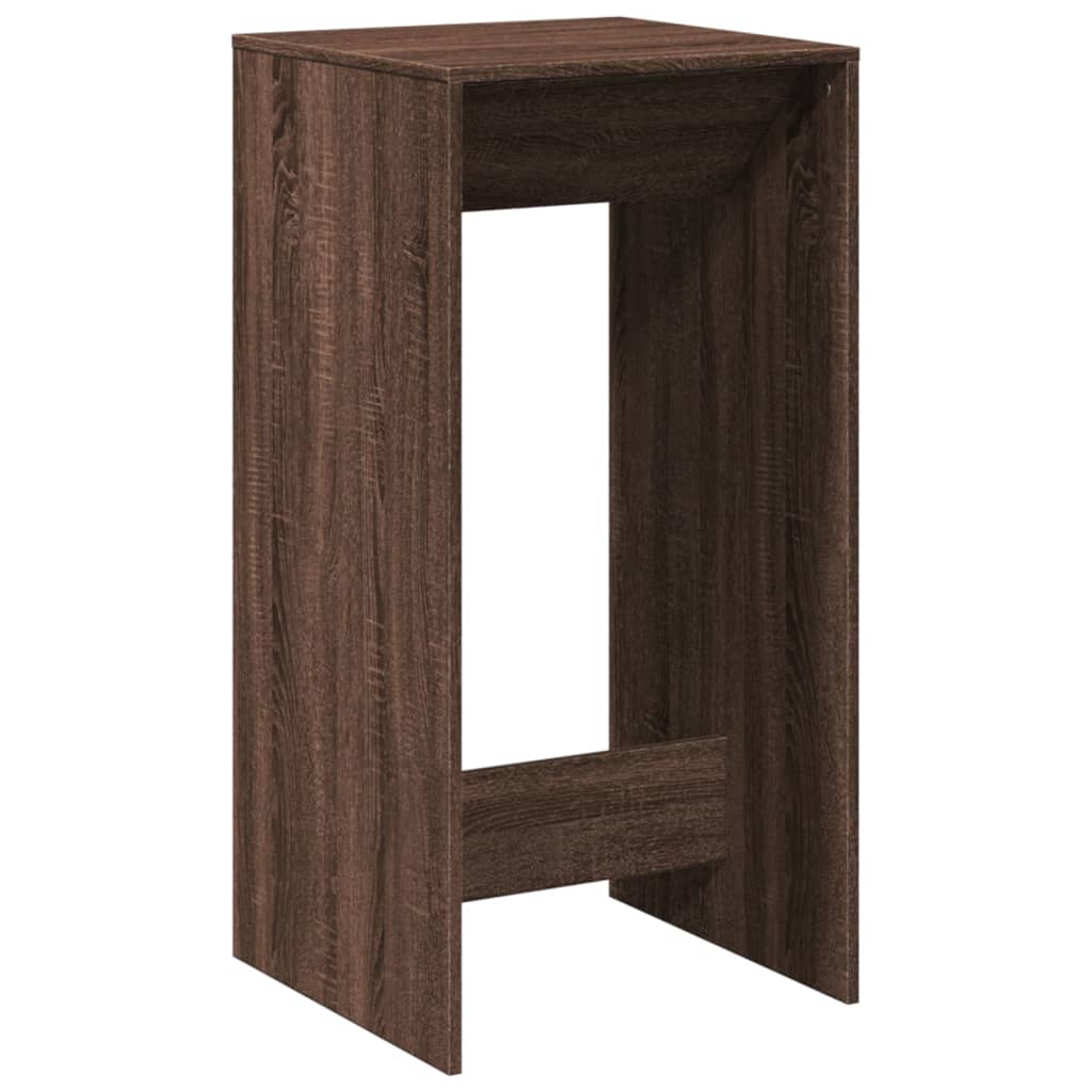 Barbord brun eik 51x50x103,5 cm konstruert tre