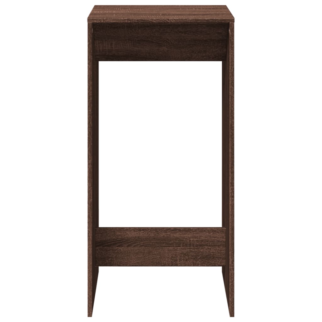 Barbord brun eik 51x50x103,5 cm konstruert tre