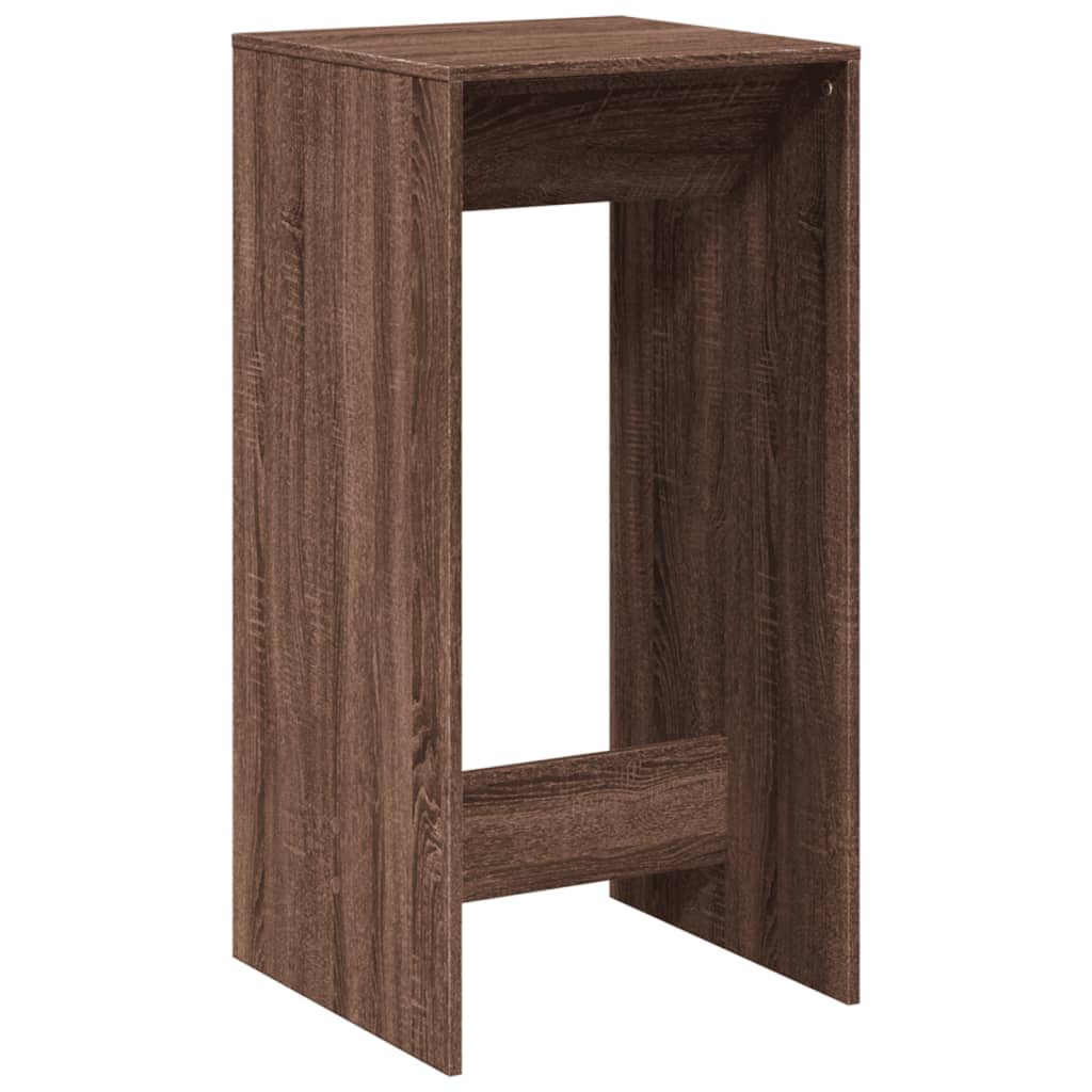 Barbord brun eik 51x50x103,5 cm konstruert tre