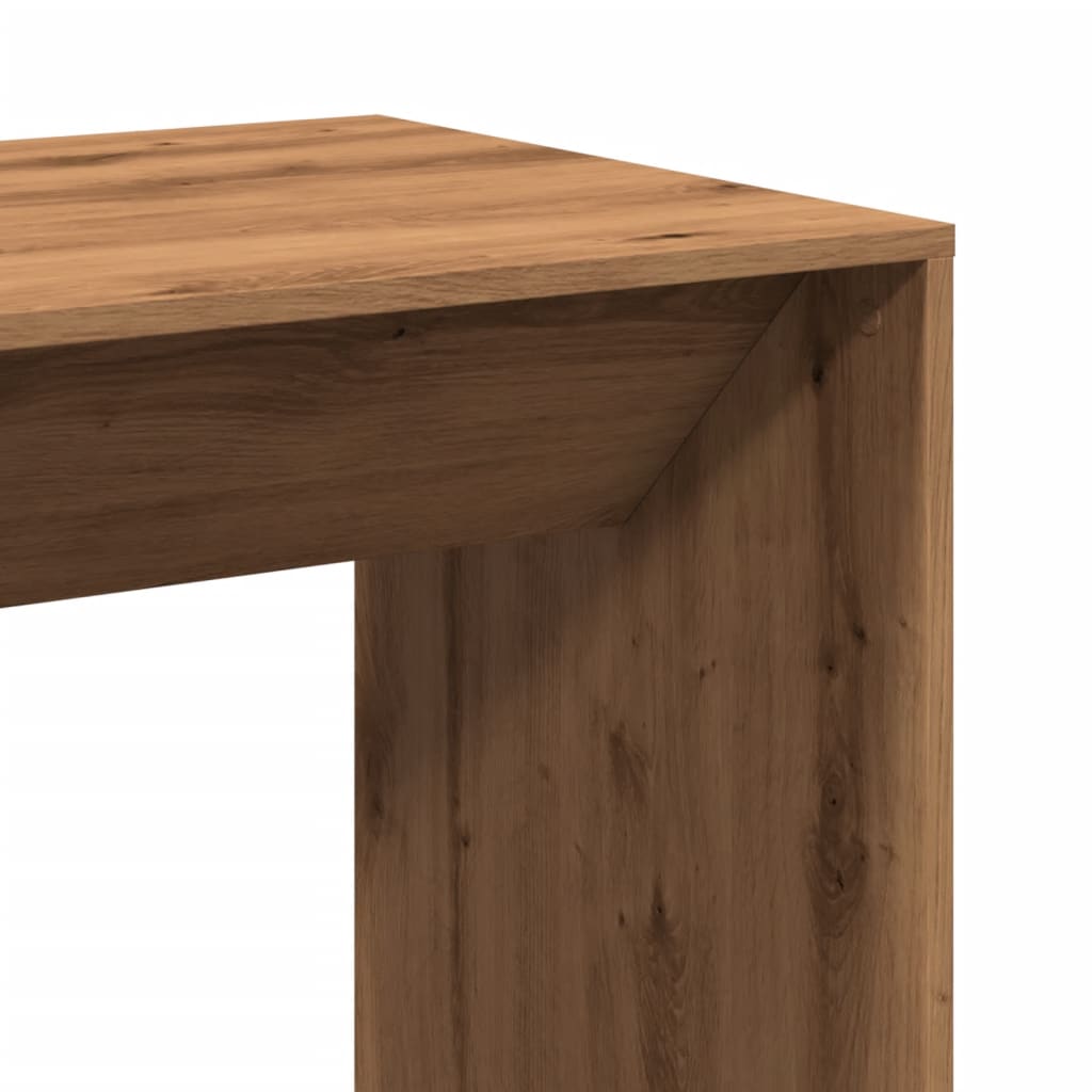 Barbord artisan eik 51x50x103,5 cm konstruert tre
