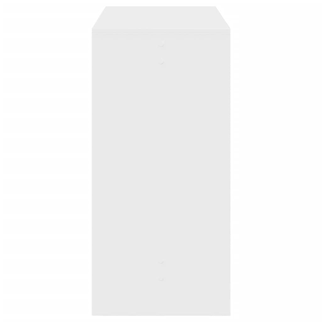 Barbord hvit 102x50x103,5 cm konstruert tre