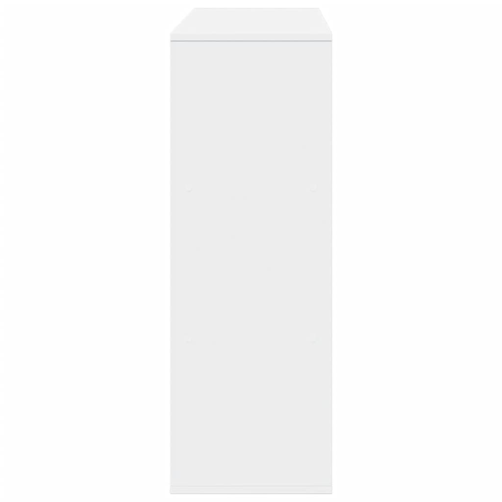 Bokhylle/romdeler hvit 100x33x94,5 cm