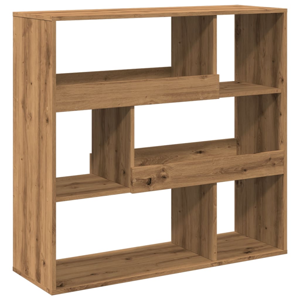 Bokhylle/romdeler artisan eik 100x33x94,5 cm