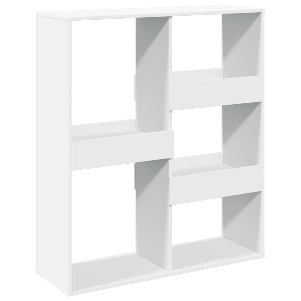 Bokhylle/romdeler hvit 100x33x115 cm