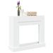 Peisramme hvit 100x30x87,5 cm konstruert tre