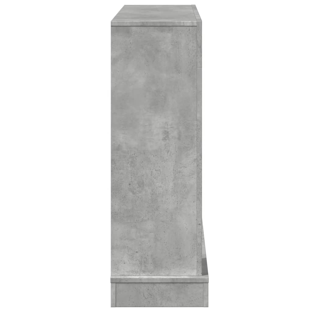 Peisramme betonggrå 100x30x87,5 cm konstruert tre
