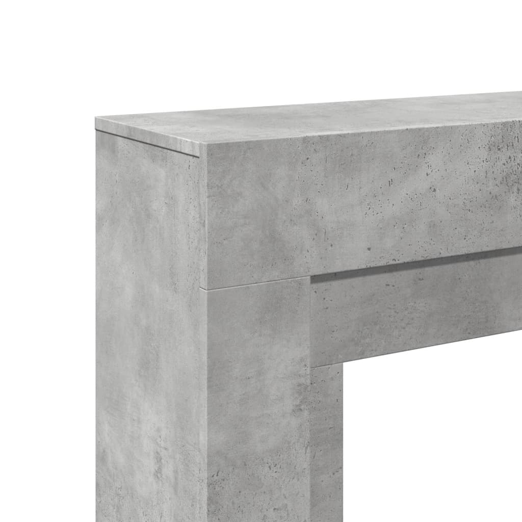 Peisramme betonggrå 100x30x87,5 cm konstruert tre