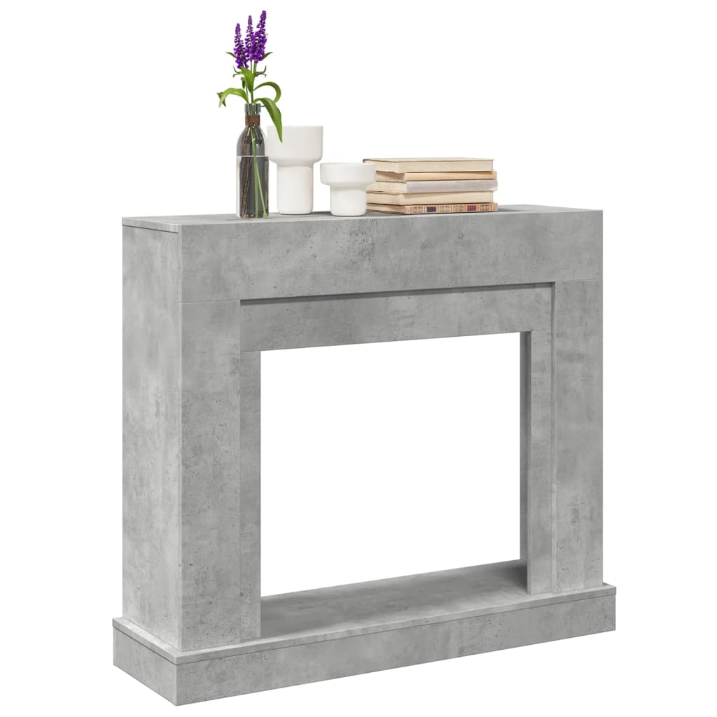 Peisramme betonggrå 100x30x87,5 cm konstruert tre