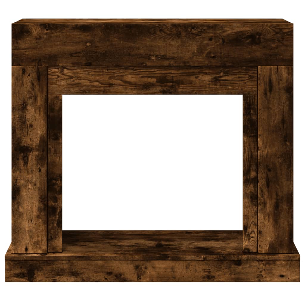 Peisramme røkt eik 100x30x87,5 cm konstruert tre